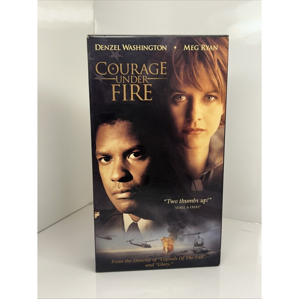 Courage Under Fire (1996) VHS Denzel Washington Meg Ryan